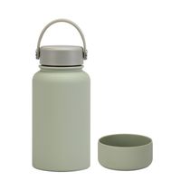 Casual Solid Color Stainless Steel Silica Gel Water Bottles 1 Piece sku image 10