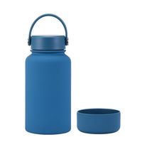 Casual Solid Color Stainless Steel Silica Gel Water Bottles 1 Piece sku image 15