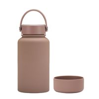 Casual Solid Color Stainless Steel Silica Gel Water Bottles 1 Piece sku image 16