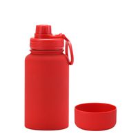 Casual Solid Color Stainless Steel Silica Gel Water Bottles 1 Piece sku image 17