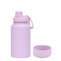 Casual Solid Color Stainless Steel Silica Gel Water Bottles 1 Piece sku image 25