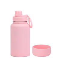 Casual Solid Color Stainless Steel Silica Gel Water Bottles 1 Piece sku image 23