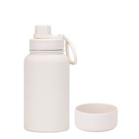 Casual Solid Color Stainless Steel Silica Gel Water Bottles 1 Piece sku image 26
