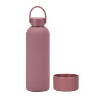 Casual Solid Color Stainless Steel Silica Gel Water Bottles 1 Piece sku image 2