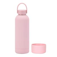 Casual Solid Color Stainless Steel Silica Gel Water Bottles 1 Piece sku image 5