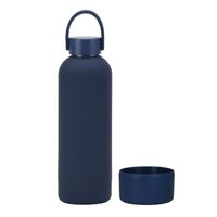 Casual Solid Color Stainless Steel Silica Gel Water Bottles 1 Piece sku image 3