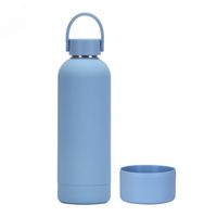 Casual Solid Color Stainless Steel Silica Gel Water Bottles 1 Piece sku image 8