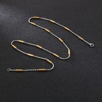 Titanium Steel 18K Gold Plated Simple Style Geometric Necklace main image 5