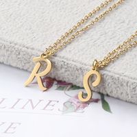 Simple Style Letter Stainless Steel Women's Anklet main image 5