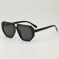 Retro Streetwear Solid Color Ac Toad Glasses Full Frame Women's Sunglasses sku image 1