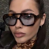 Retro Streetwear Solid Color Ac Toad Glasses Full Frame Women's Sunglasses main image 2