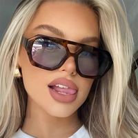 Retro Streetwear Solid Color Ac Toad Glasses Full Frame Women's Sunglasses main image 1