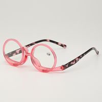 IG Style Simple Style Solid Color Ac Oval Frame Full Frame Optical Glasses main image 2