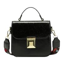 Women's Medium Pu Leather Marble Classic Style Lock Clasp Handbag sku image 1