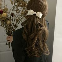 Women's Vintage Style Bow Knot Cloth Hair Clip main image 1