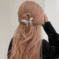 Women's Sweet Cool Style Butterfly Metal Plating Hair Claws main image 5