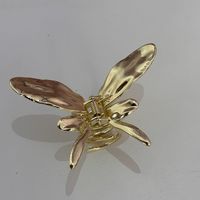 Women's Sweet Cool Style Butterfly Metal Plating Hair Claws main image 1