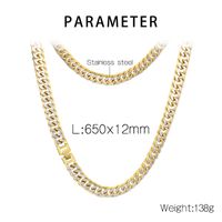 Titanium Steel 18K Gold Plated Simple Style Solid Color Bracelets Necklace main image 3