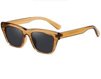 IG Style Streetwear Solid Color Tac Square Full Frame Women's Sunglasses sku image 4