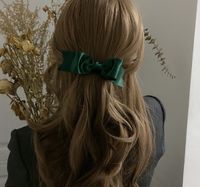 Women's Vintage Style Bow Knot Cloth Hair Clip sku image 2