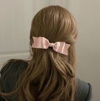 Women's Vintage Style Bow Knot Cloth Hair Clip sku image 4
