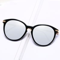 Simple Style Solid Color Pc Round Frame Full Frame Women's Sunglasses main image 5