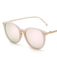 Simple Style Solid Color Pc Round Frame Full Frame Women's Sunglasses sku image 4