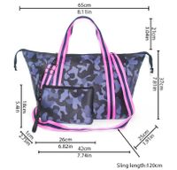 Unisex Vacation Camouflage Diving Cloth Travel Bags main image 2