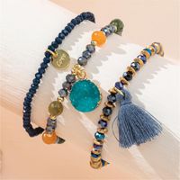 Lässig Einfacher Stil Irregulär Glas Seil Perlen Frau Armbänder main image 5