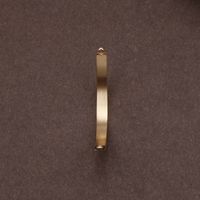 1 Pieza Acero Titanio Chapados en oro de 18k Geométrico Color Sólido Pulido Colgante main image 5