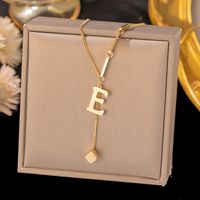 Elegant Letter Copper Alloy Tassel 18K Gold Plated Women's sku image 5