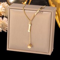 Elegant Letter Copper Alloy Tassel 18K Gold Plated Women's sku image 9