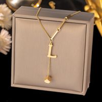 Elegant Letter Copper Alloy Tassel 18K Gold Plated Women's sku image 12
