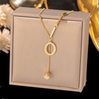 Elegante Letra Aleación De Cobre Borla Chapados en oro de 18k Mujeres sku image 15