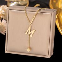 Elegant Letter Copper Alloy Tassel 18K Gold Plated Women's sku image 13