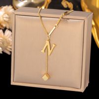 Elegant Letter Copper Alloy Tassel 18K Gold Plated Women's sku image 14