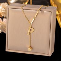 Elegant Letter Copper Alloy Tassel 18K Gold Plated Women's sku image 16