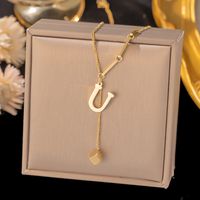 Elegant Letter Copper Alloy Tassel 18K Gold Plated Women's sku image 21