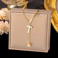 Elegant Letter Copper Alloy Tassel 18K Gold Plated Women's sku image 20