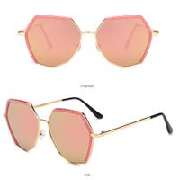 Simple Style Solid Color Ac Polygon Full Frame Women's Sunglasses sku image 5
