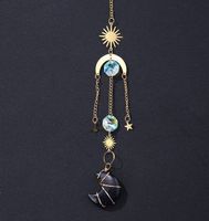 Simple Style Moon Crystal Pendant Artificial Decorations sku image 5