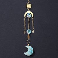 Simple Style Moon Crystal Pendant Artificial Decorations sku image 8