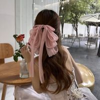 Women's Simple Style Bow Knot Cloth Hair Claws sku image 1