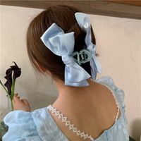 Women's Sweet Bow Knot Plastic Cloth Hair Claws main image 4