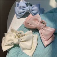Women's Sweet Bow Knot Plastic Cloth Hair Claws main image 3