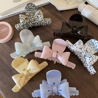 Women's Sweet Simple Style Bow Knot Acetic Acid Sheets Hair Claws main image 1