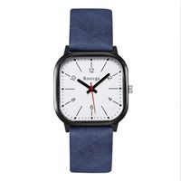 Simple Style Solid Color Buckle Quartz Men's Watches sku image 4