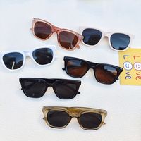 IG Style Streetwear Solid Color Pc Resin Square Full Frame Women's Sunglasses main image 2
