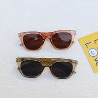 IG Style Streetwear Solid Color Pc Resin Square Full Frame Women's Sunglasses main image 7