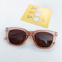 IG Style Streetwear Solid Color Pc Resin Square Full Frame Women's Sunglasses sku image 5